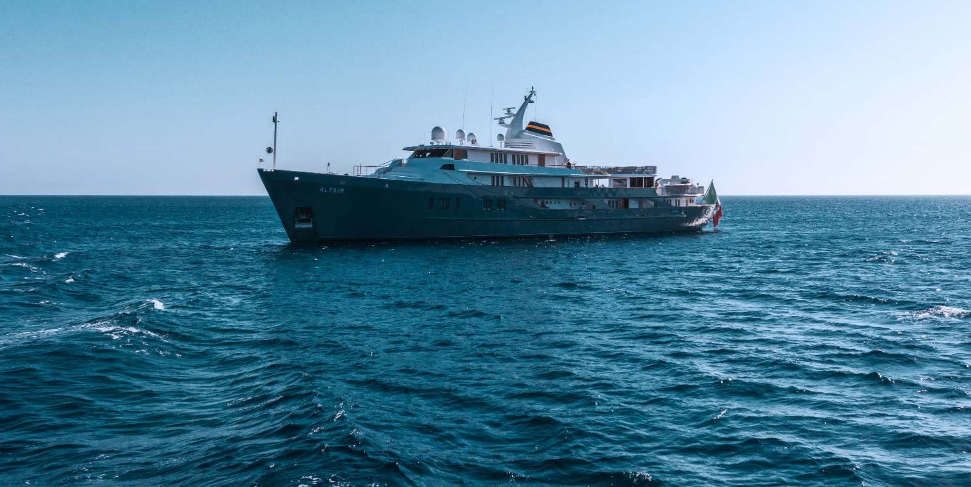 Corsica marine lubricants — vessel at sea